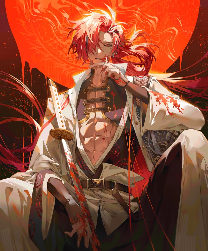 Ảnh anime cổ trang nam mang khí chất hoàng gia