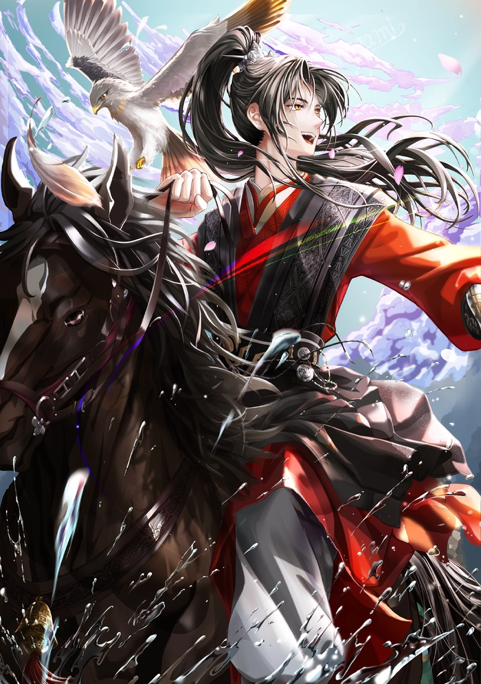 Ảnh anime cổ trang nam mang phong cách kiếm hiệp