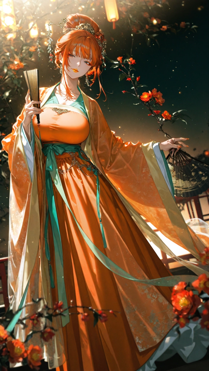 Ảnh anime cổ trang nữ mang phong cách cổ điển