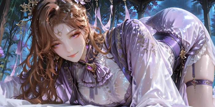 Ảnh anime cổ trang nữ trong trang phục truyền thống