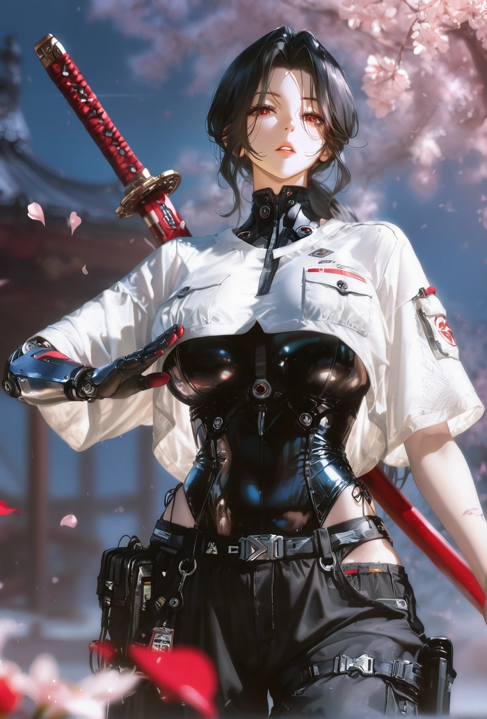 Ảnh anime gái ngầu ánh mắt đầy khí chất