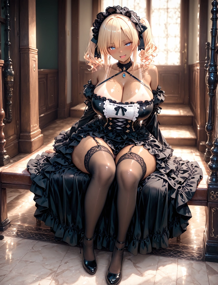 Ảnh anime hầu gái dáng vẻ ngọt ngào
