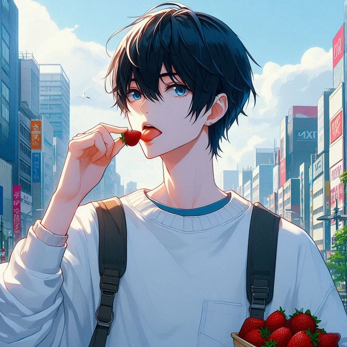 Ảnh anime học sinh nam lạnh lùng