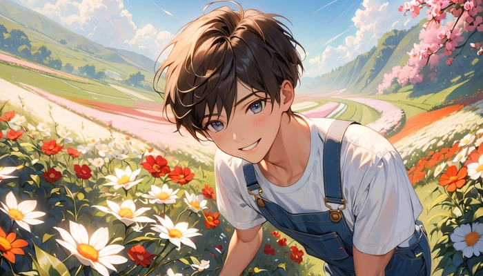 Ảnh anime học sinh nam phong trần