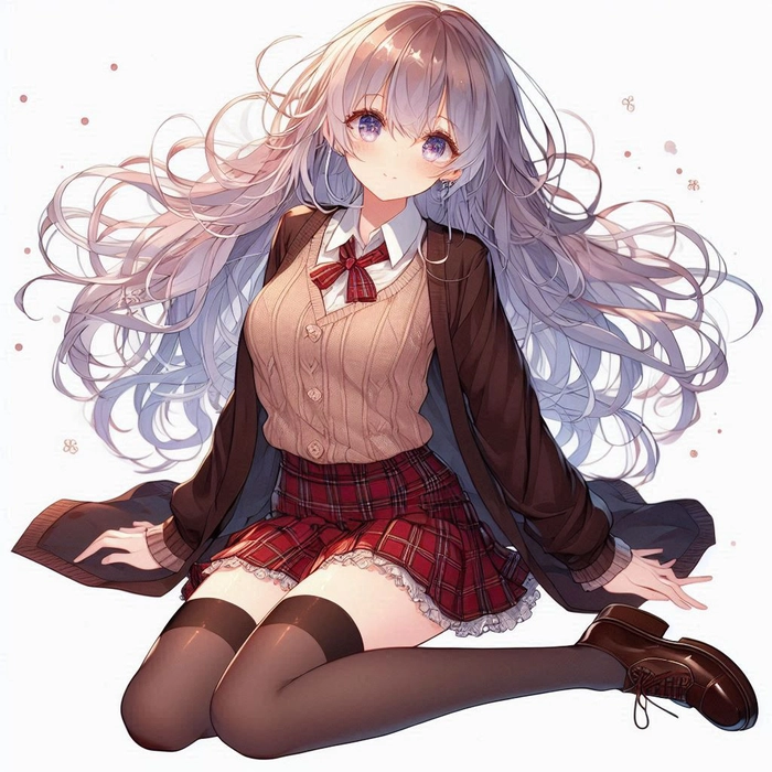 Ảnh anime học sinh nữ đẹp ấn tượng