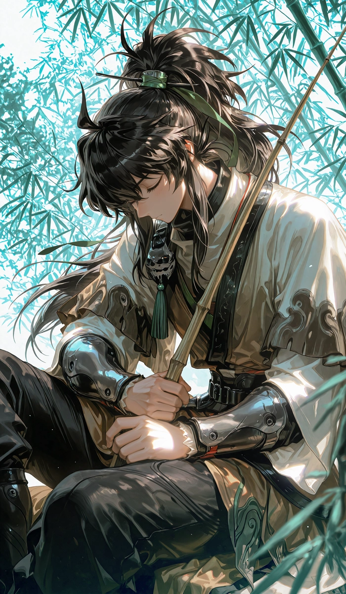 Ảnh anime nam cổ trang ngầu cuốn hút