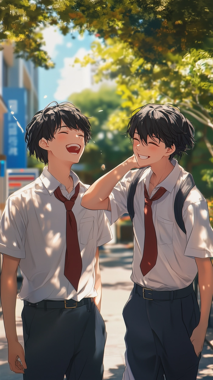 Ảnh anime nam học sinh đẹp chuẩn soái ca
