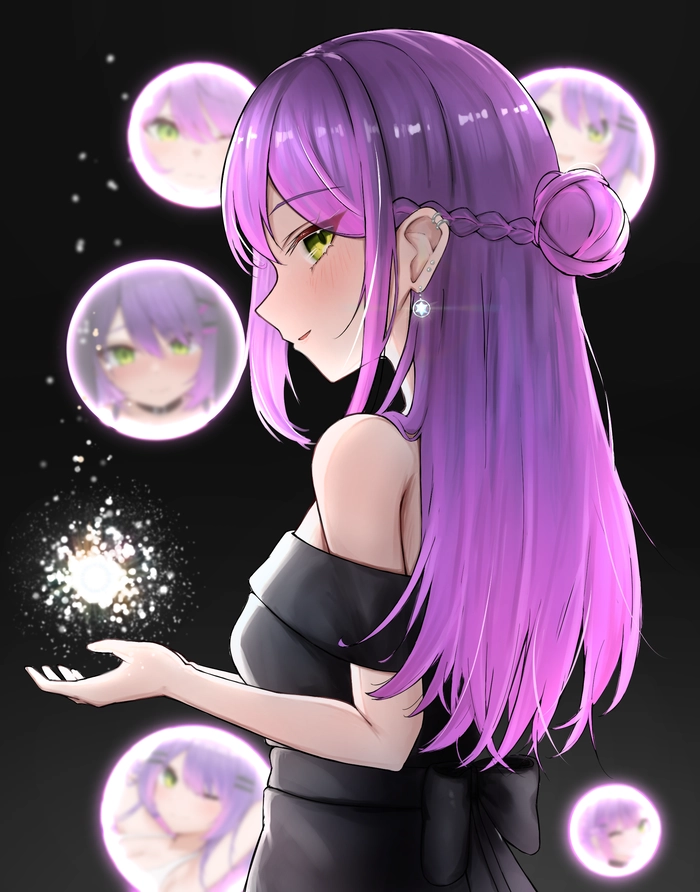 Ảnh anime nữ che mặt mang vẻ lạnh lùng