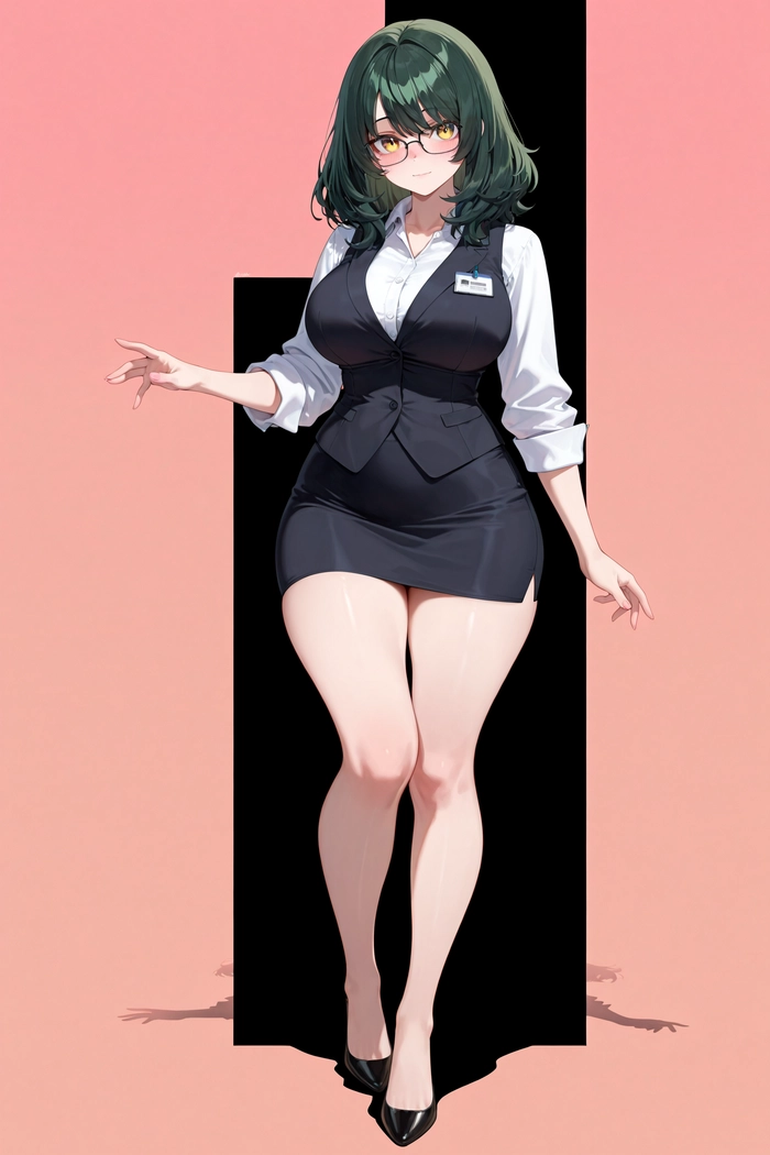 Ảnh anime nữ đeo kính ngầu chất chơi