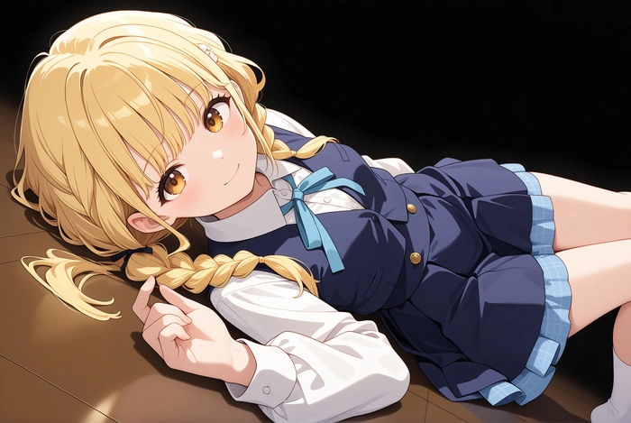 Ảnh anime nữ học sinh cute ngọt ngào
