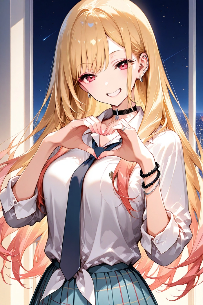 Ảnh anime nữ học sinh dễ thương đáng yêu