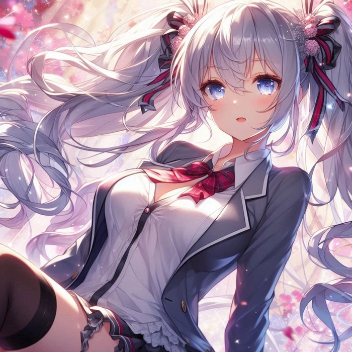 Ảnh anime nữ học sinh xinh đẹp