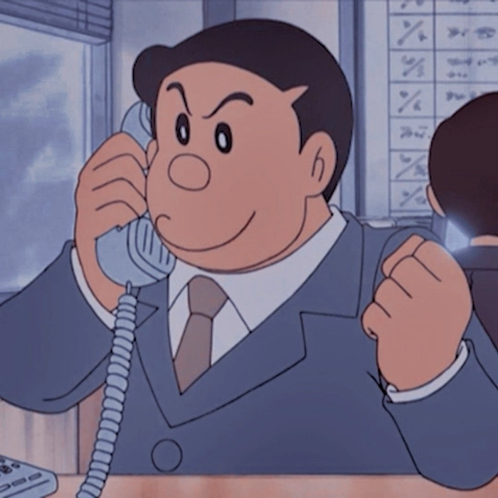 Ảnh bố của Nobita giản dị