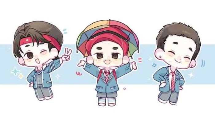 Ảnh chibi Anh Trai Vượt Ngàn Chông Gai cực đáng yêu