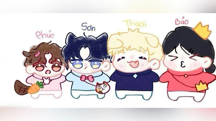 Ảnh chibi Anh Trai Vượt Ngàn Chông Gai siêu dễ thương