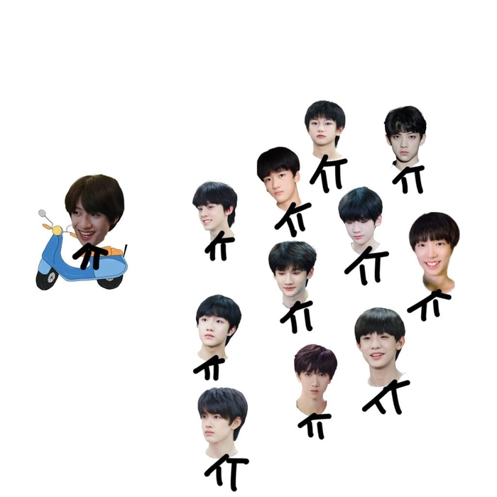 Ảnh chibi TF Gia Tộc F3 đáng yêu