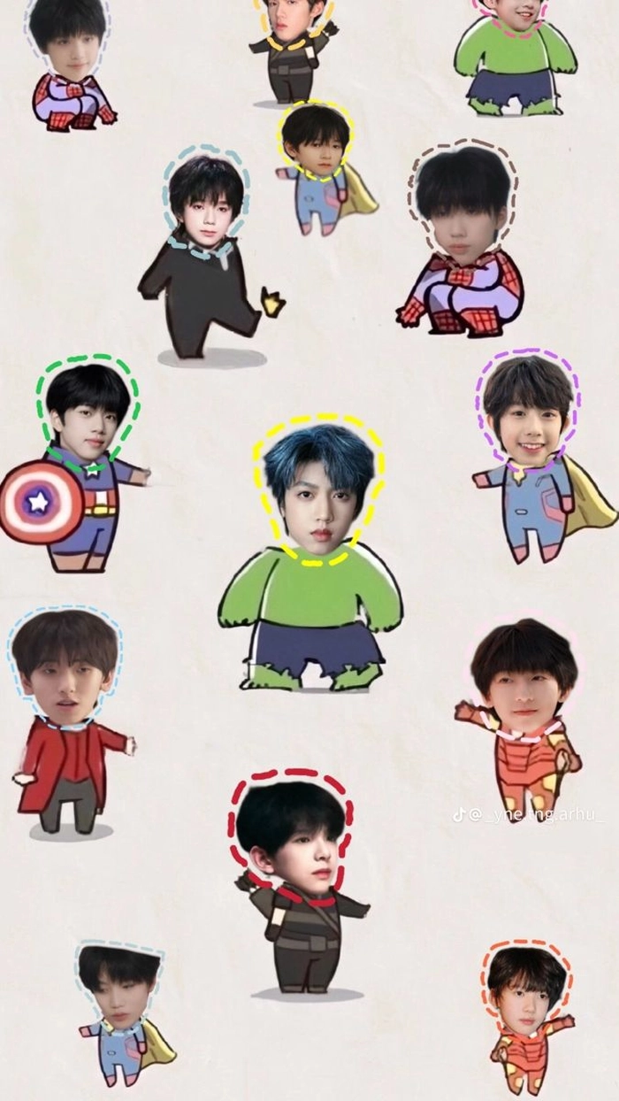 Ảnh chibi TF Gia Tộc F4 đáng yêu