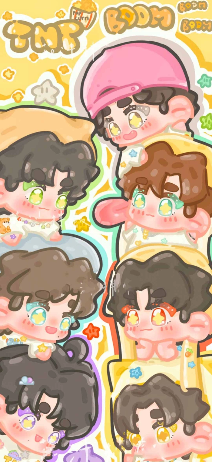 Ảnh chibi TNT cute đáng yêu