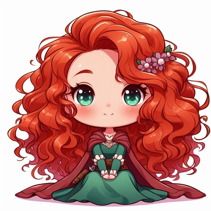 Ảnh công chúa Disney chibi cute dễ thương