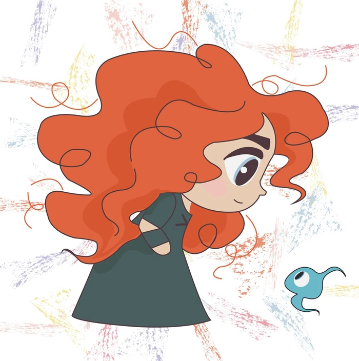 Ảnh công chúa Disney chibi lung linh