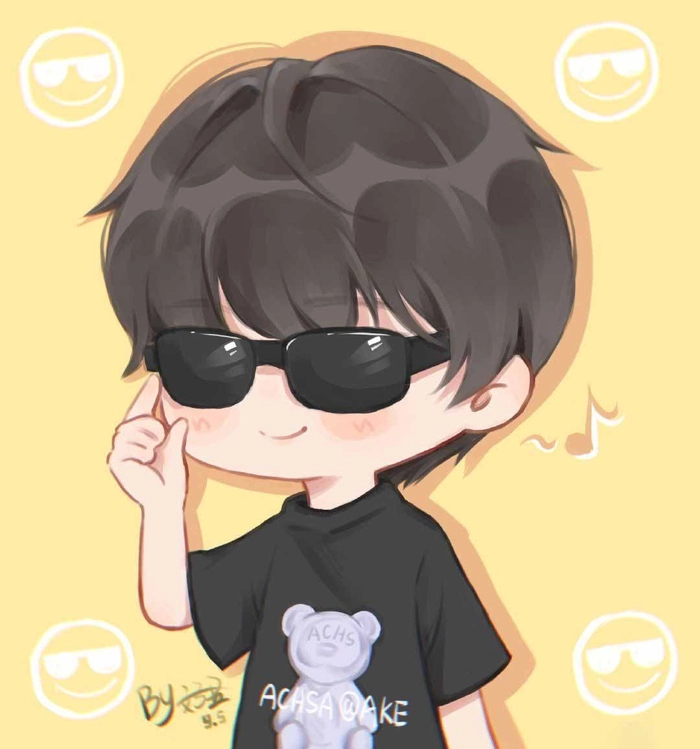 Ảnh fanart Tả Hàng chibi cute