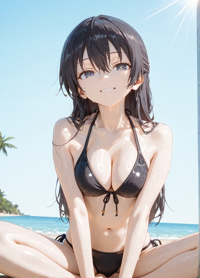 Ảnh gái anime xinh bikini cuốn hút