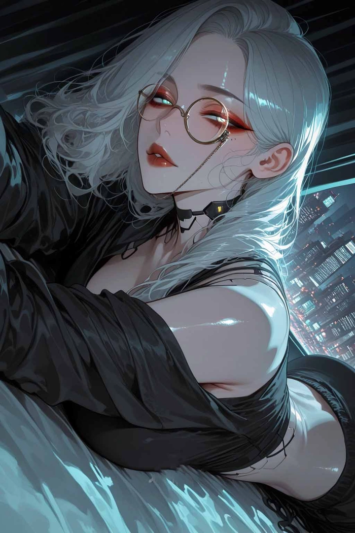 Ảnh gái ngầu anime phong thái khác biệt