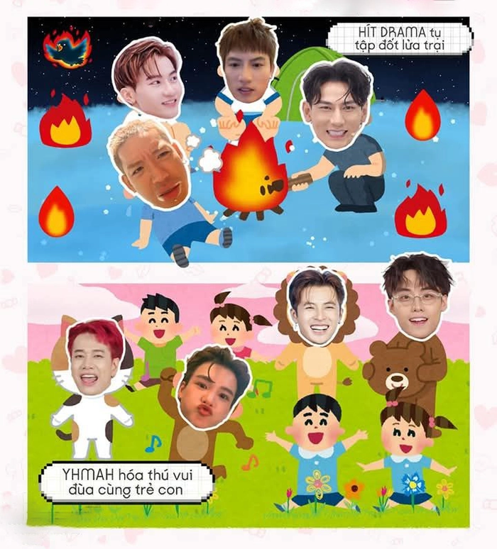 Ảnh nền Anh Trai Say Hi chibi cute