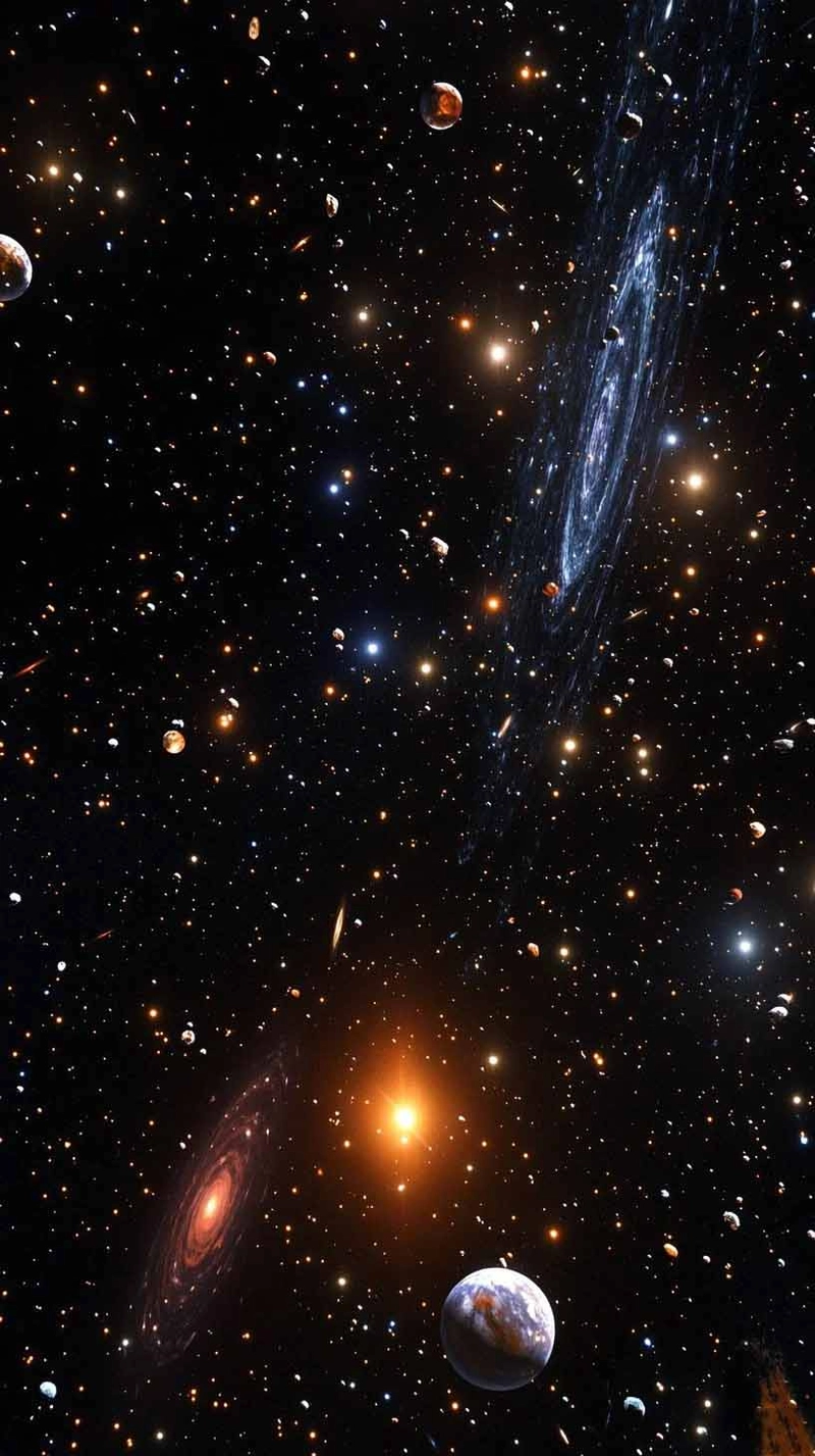 Ảnh nền chill phong cách vũ trụ