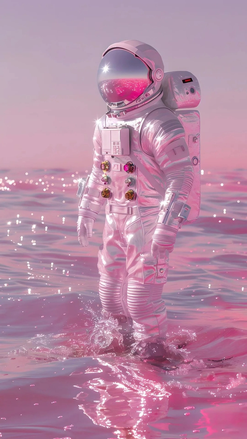 Ảnh nền điện thoại phi hành gia siêu ngầu