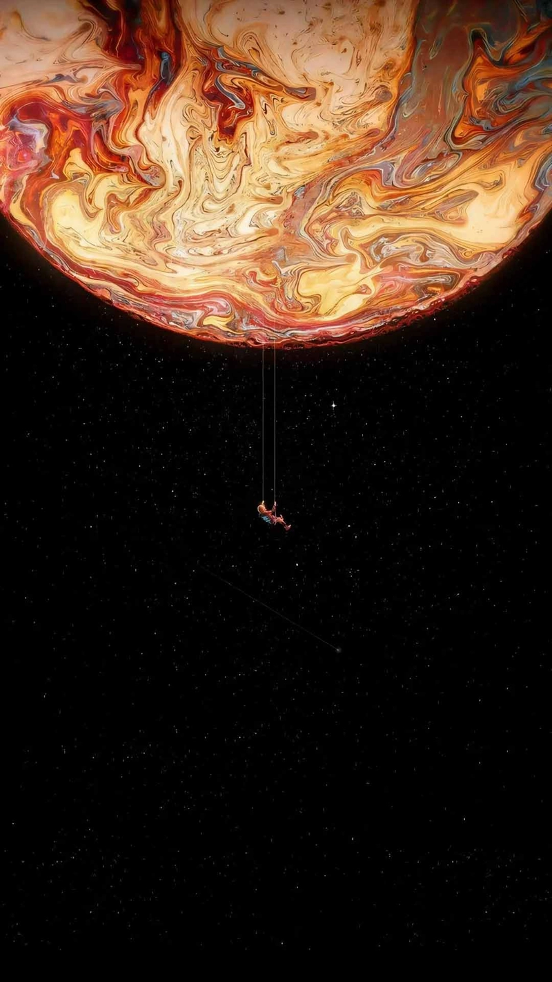 Ảnh nền không gian vũ trụ cute