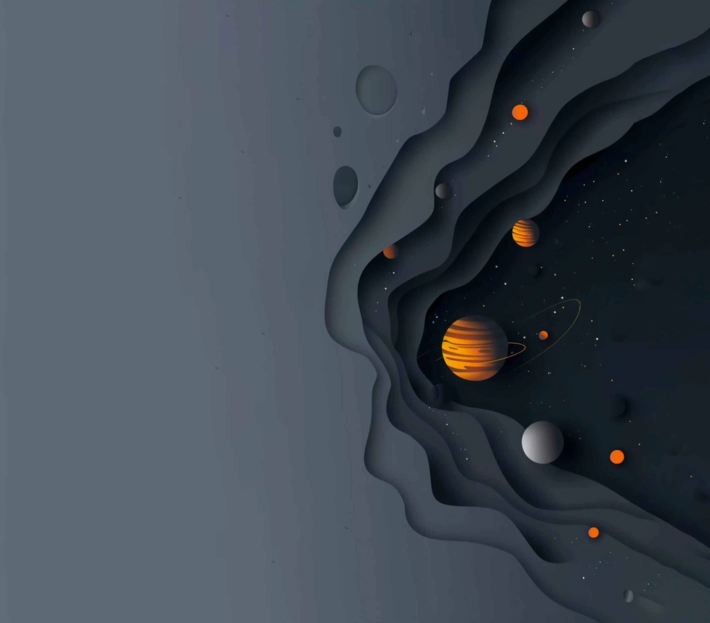 Ảnh nền powerpoint chủ đề vũ trụ