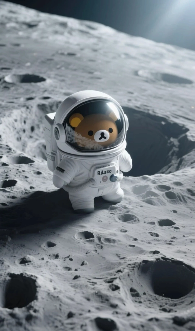 Ảnh phi hành gia dễ thương làm hình nền