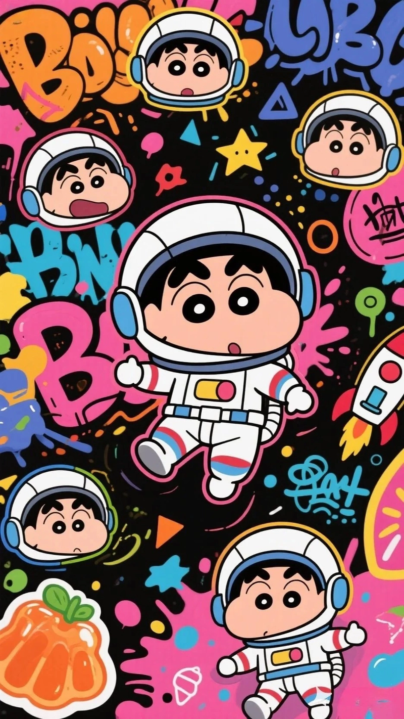 Ảnh phi hành gia hoạt hình dễ thương