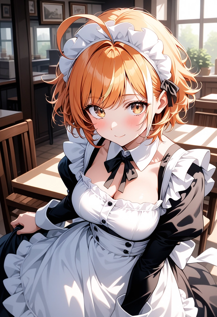 Ảnh sexy anime hầu gái thần thái
