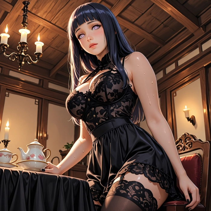 Anime Hinata Hyuga thần thái cuốn hút