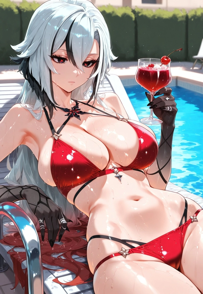 Arlecchino sexy bikini fanart