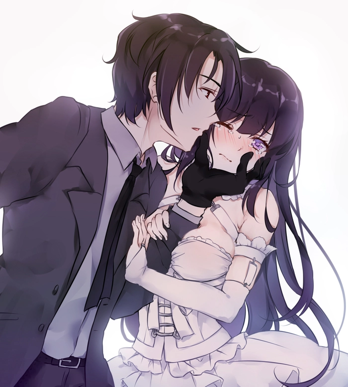 Avatar ảnh anime cặp đôi học sinh