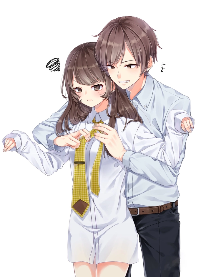 Avatar anime cặp đôi học sinh lãng mạn