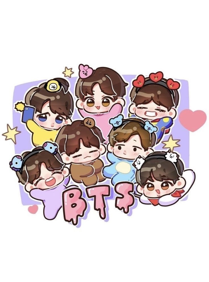 BTS chibi cute dành cho ARMY