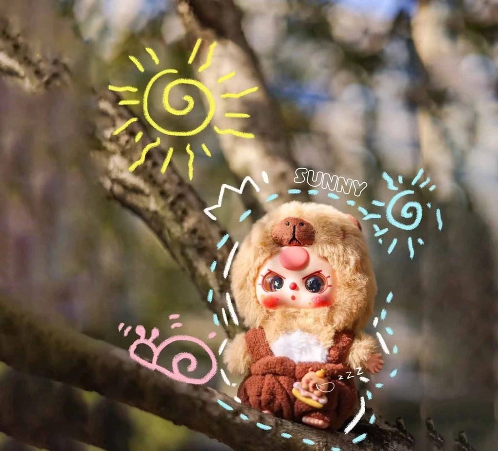 Baby Three cute phong cách dễ thương cho PC