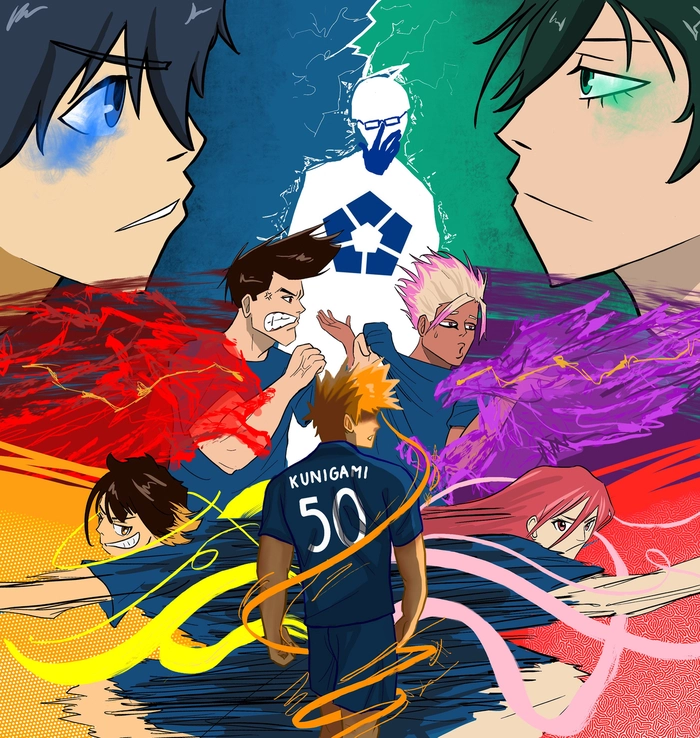 Blue Lock ảnh anime nam cuốn hút