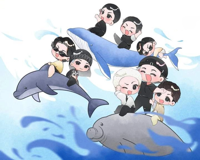 Bộ hình chibi Anh Trai Vượt Ngàn Chông Gai đẹp ngầu