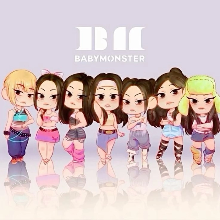 Bộ sưu tập hình ảnh BABYMONSTER chibi cute