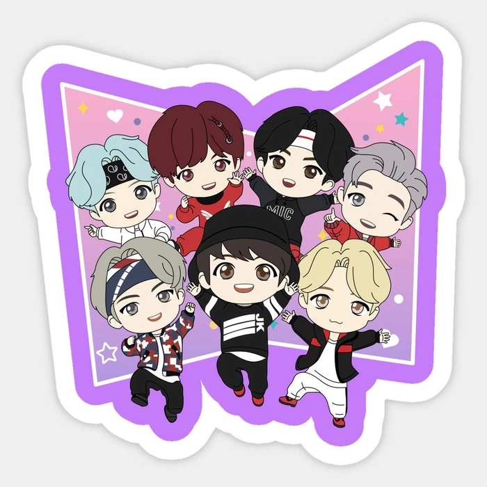 Chibi BTS cute được yêu thích