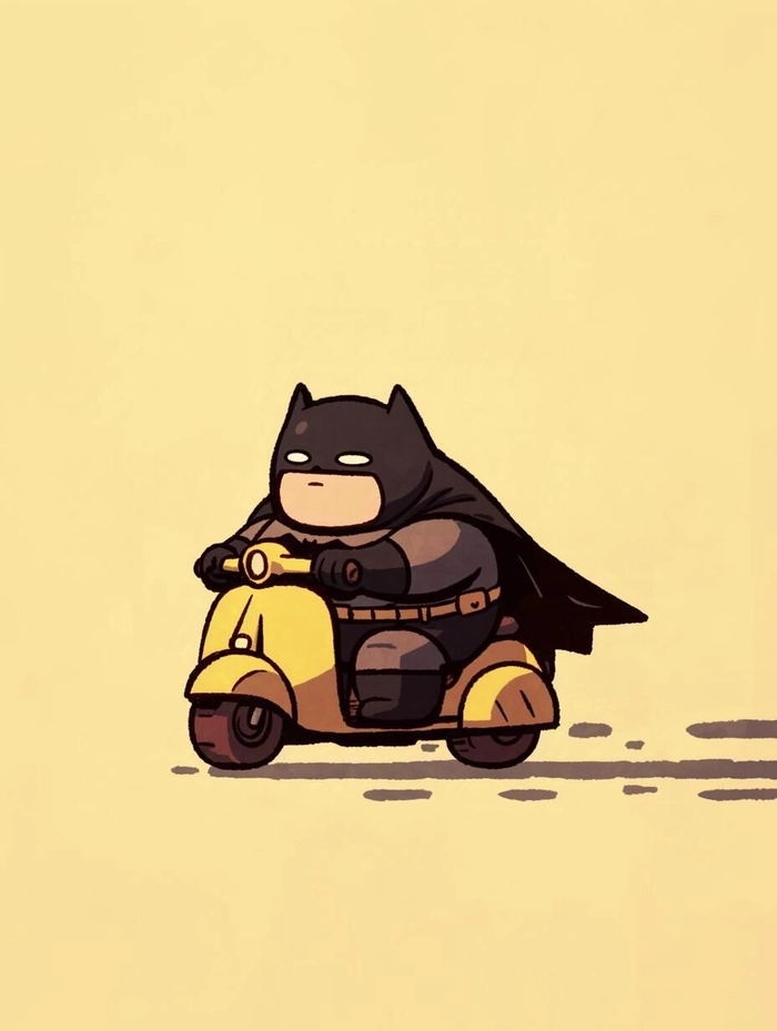 Chibi Batman đáng yêu
