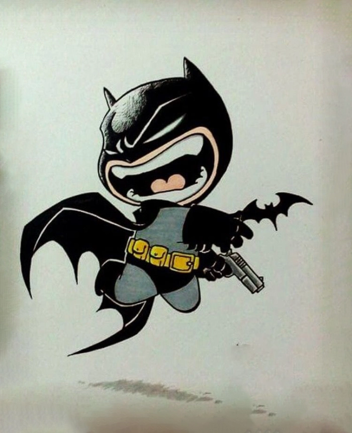Chibi Batman ngộ nghĩnh