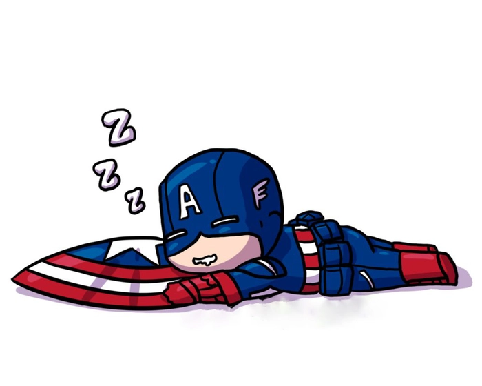 Chibi Captain America dễ thương nổi bật