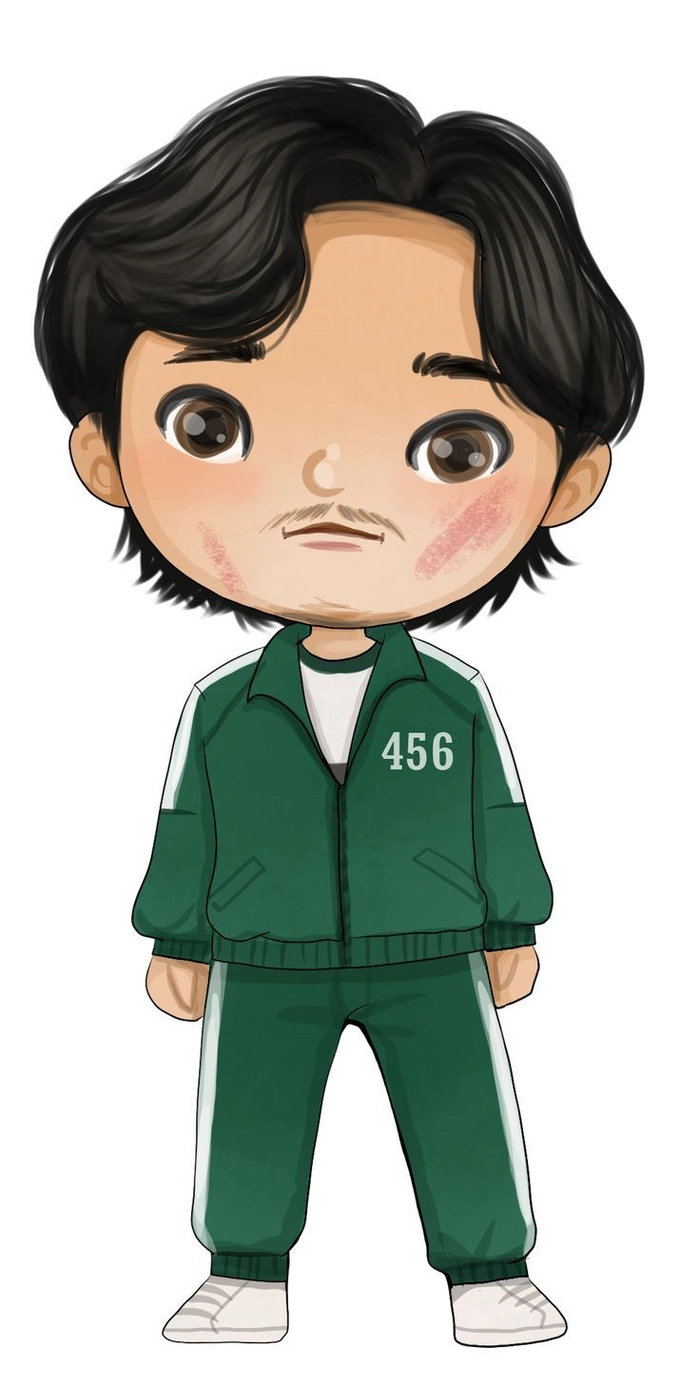 Chibi Squid Game cute dễ thương