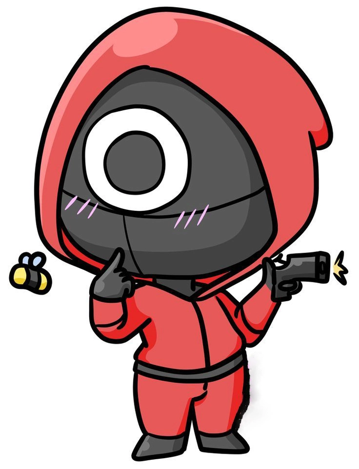 Chibi Squid Game siêu đáng yêu